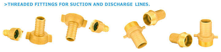 Threadle Fittings For Suction And Discharge Lines